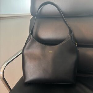 Coach Black Leather Shoulder Bag